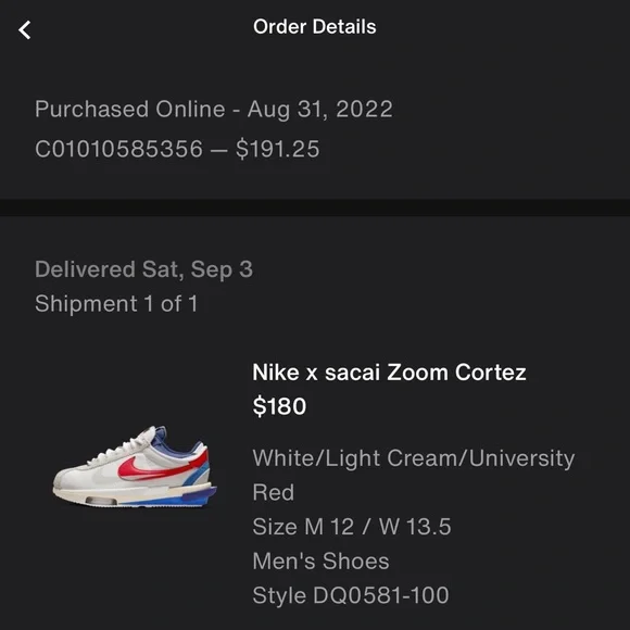 Nike x sacai Zoom Cortez Men's Shoes - Picture 3 of 10